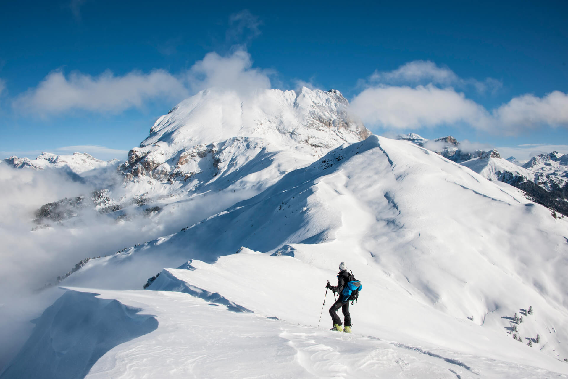 Touren Ski und Schneeschuh wandern auf der Seiser Alm